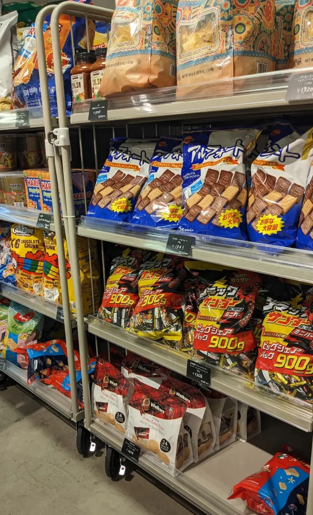吉祥寺のコストコ再販店STOCKMART（ストックマート）の常温品の品揃え