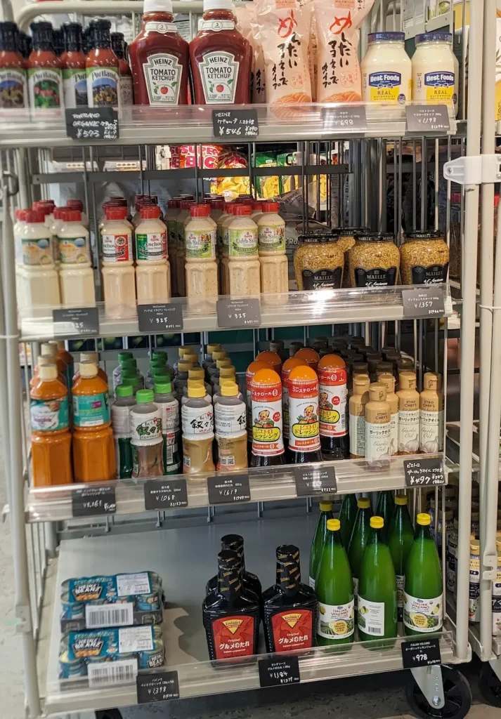 吉祥寺のコストコ再販店STOCKMART（ストックマートの調味料の品揃え