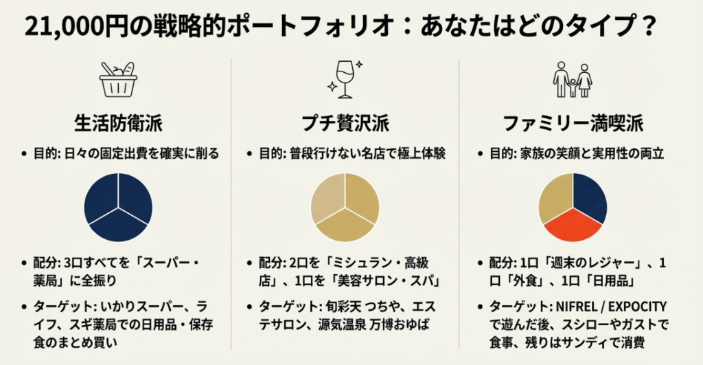 戦略的にお金を使うポートフォリオ