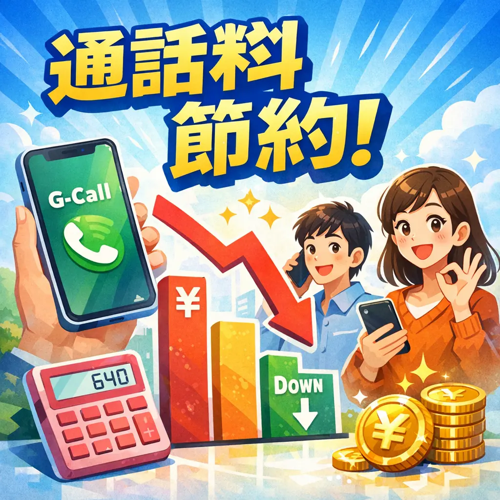 通話料の節約はG-CALL