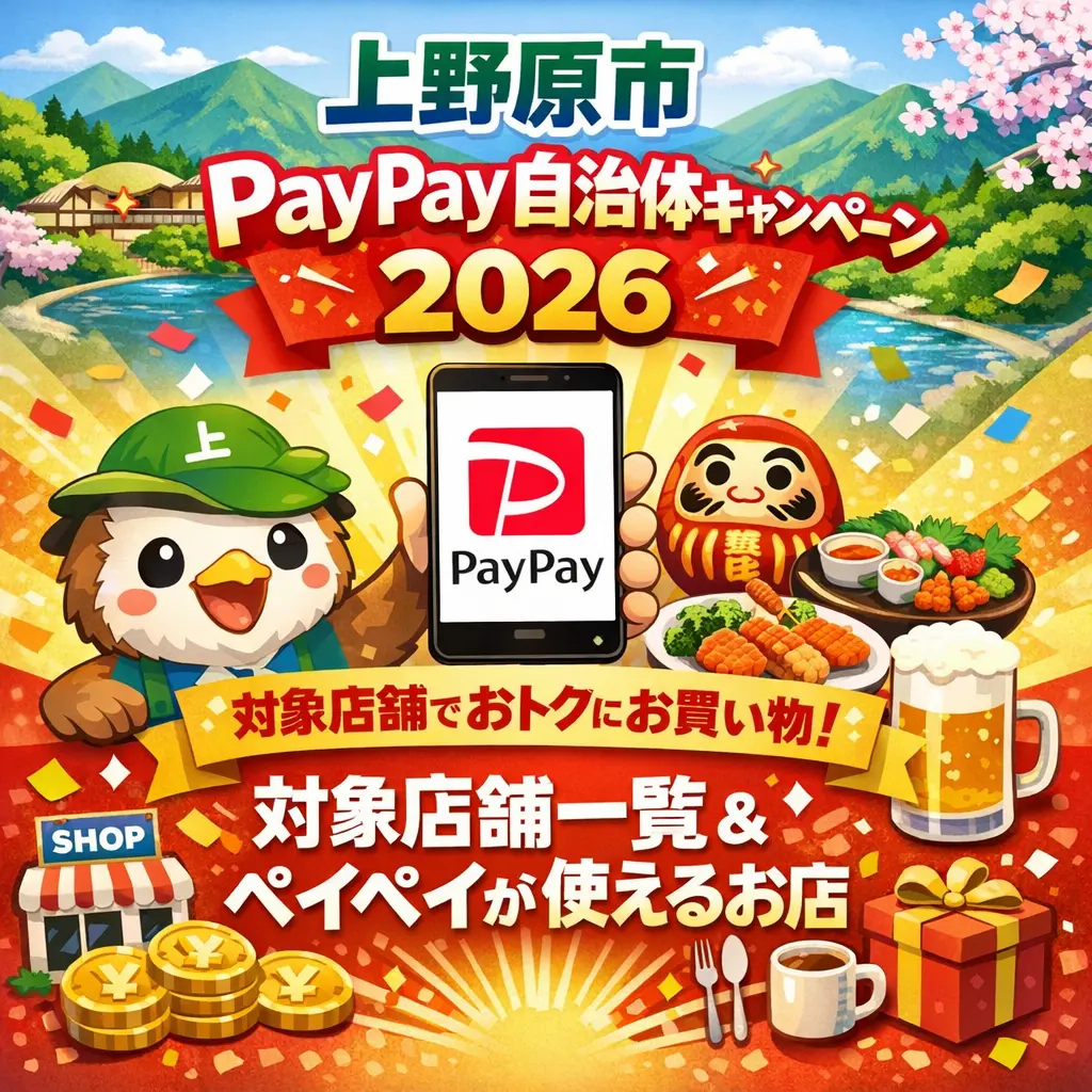 山梨県上野原市のPAYPAYキャンペーン